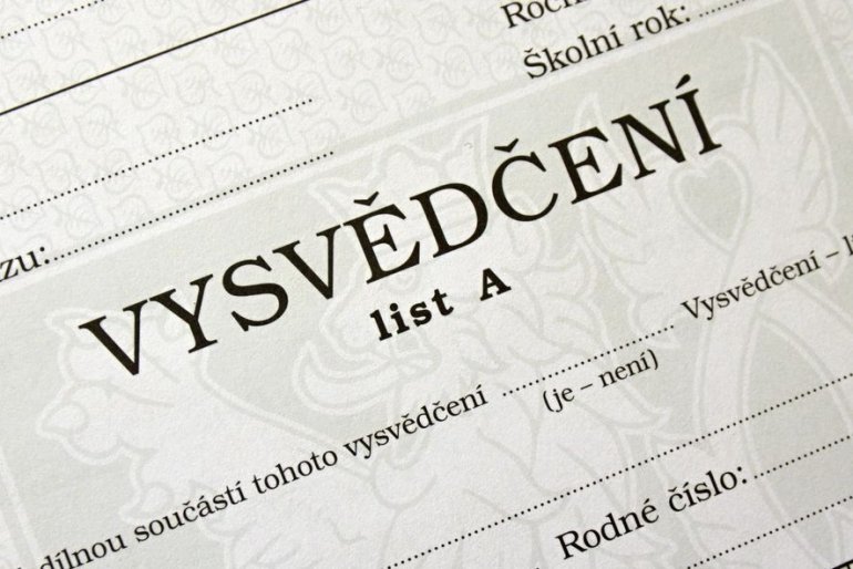 Konec školního roku – vysvědčení